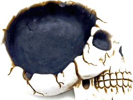 Open Skull Ashtray